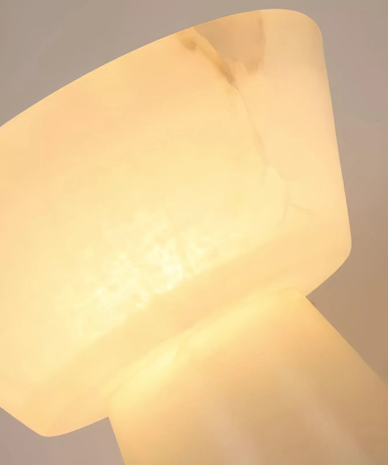 Alabaster Conical Table Lamp