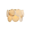 Alabaster Double Layer Round Wall Lamp