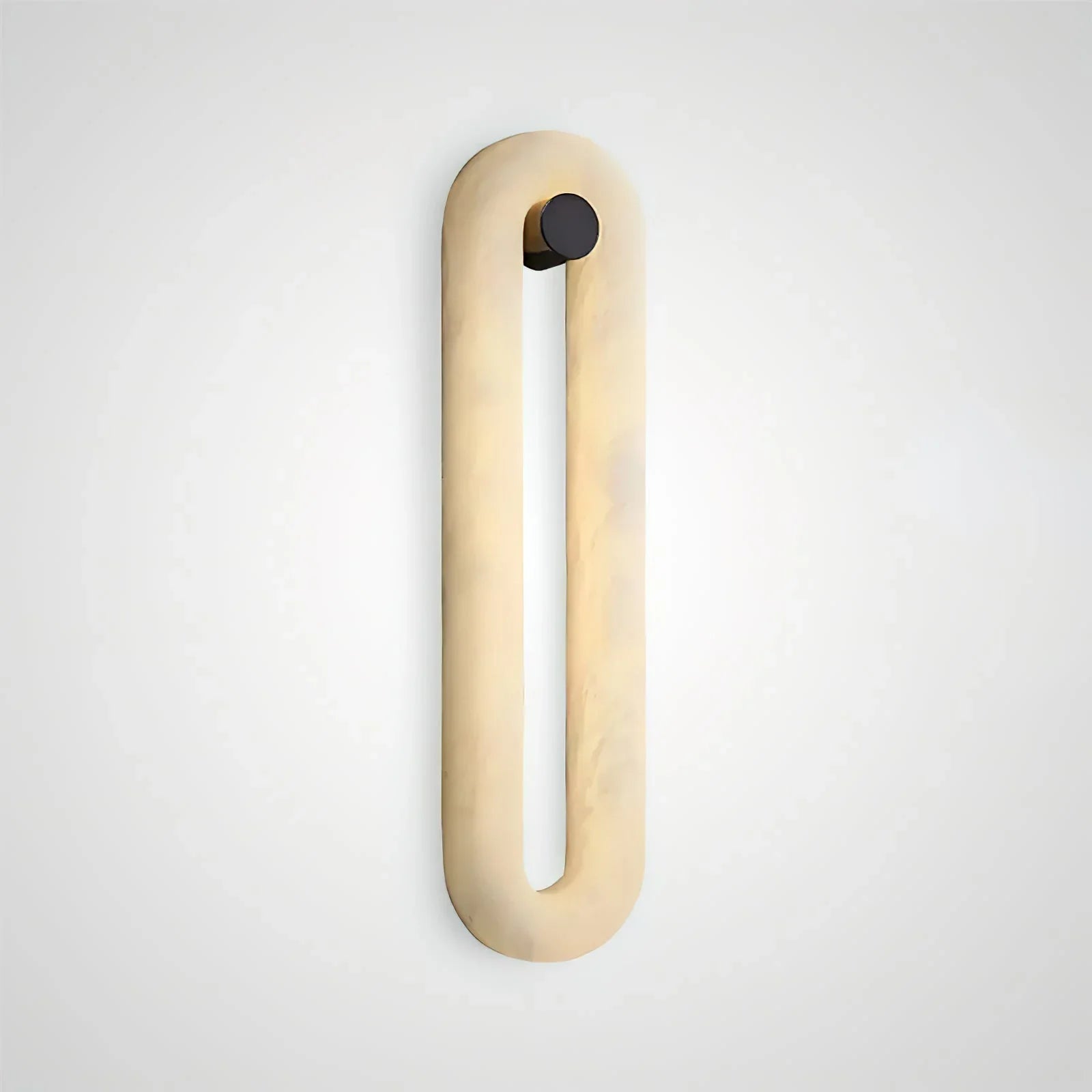 Alabaster Fader Elliptical Wall Lamp