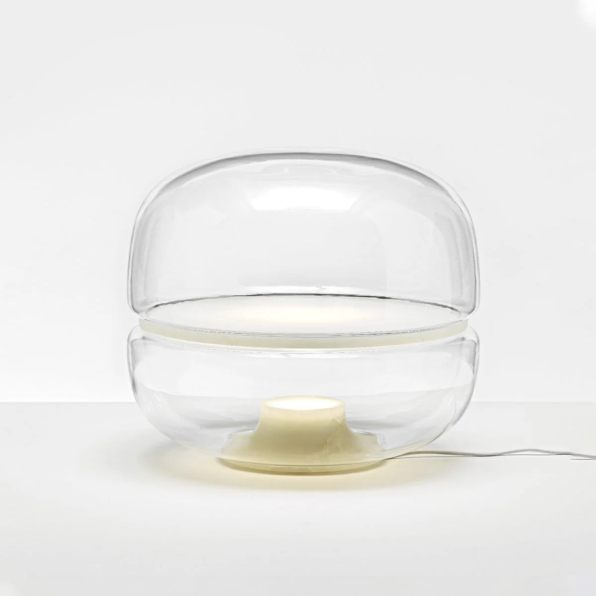 Alabaster Glass Table Lamp