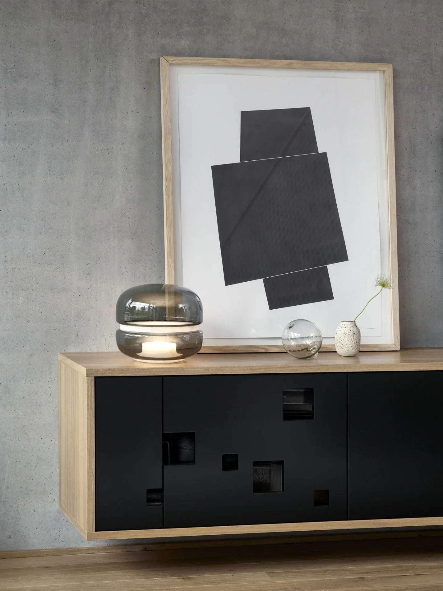 Alabaster Glass Table Lamp
