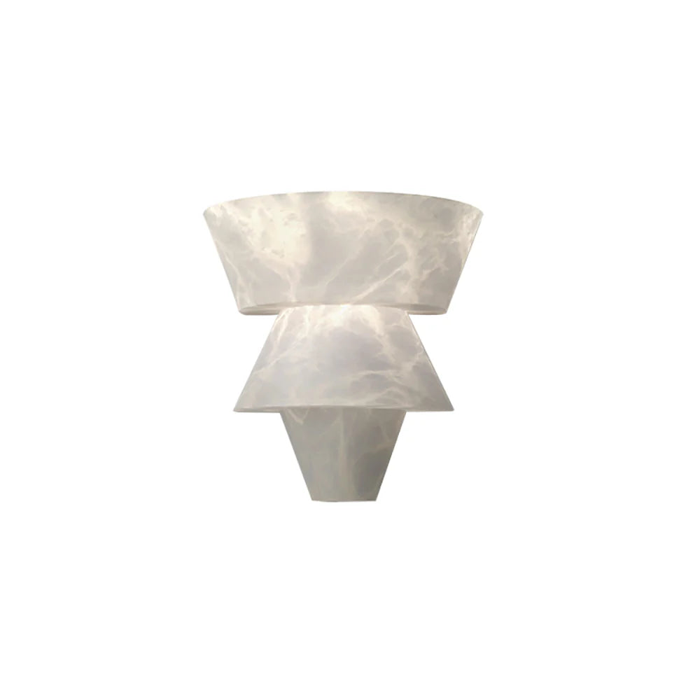 Alabaster Laboratory Cone Wall Light