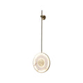 Alabaster Modern Round Strip Wall Lamp