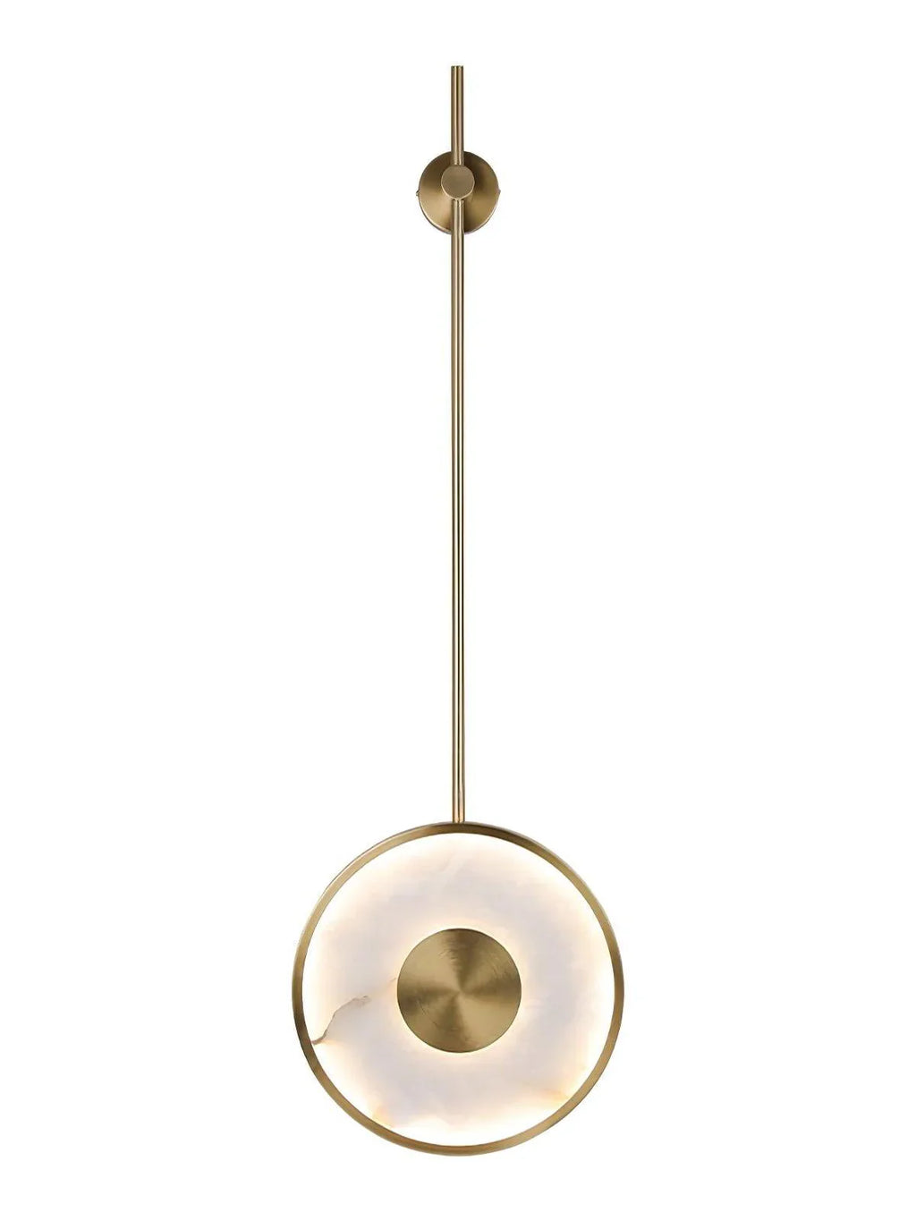 Alabaster Modern Round Strip Wall Lamp
