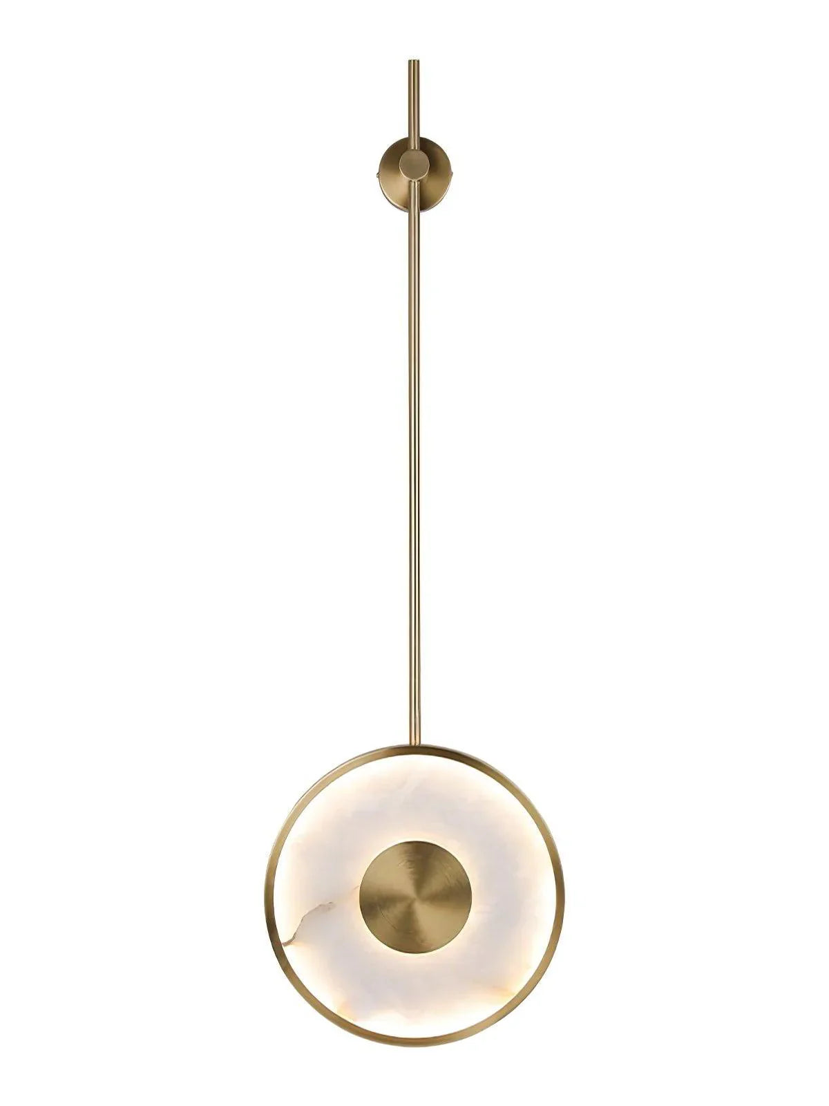 Alabaster Modern Round Strip Wall Lamp