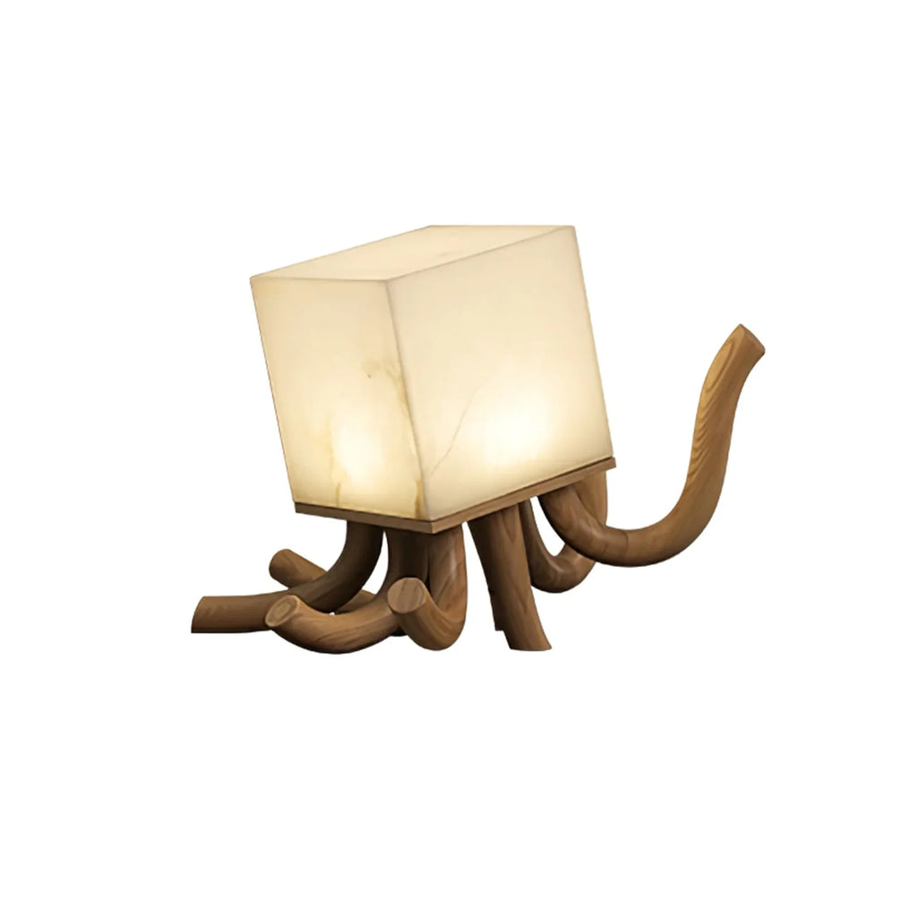 Alabaster Octavia Sculpture Table Lamp