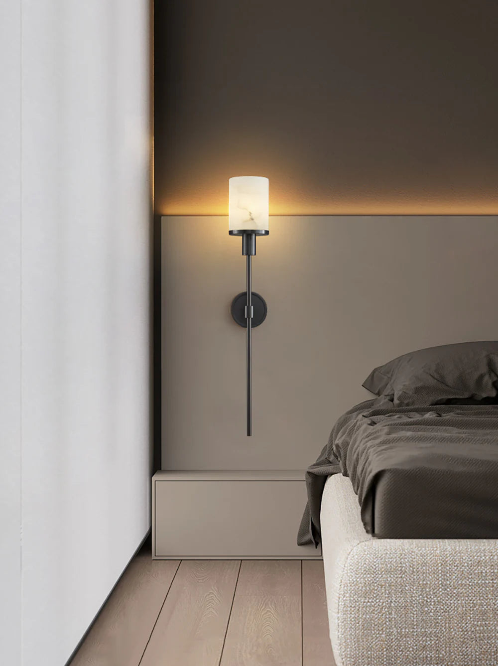 Alabaster Tracie Luxury Wall Sconce