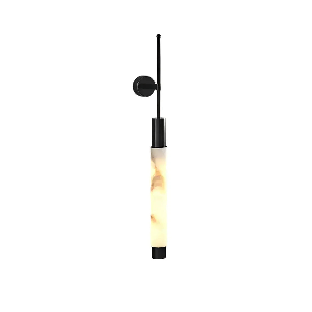 Alabaster Verita Column Wall Sconce
