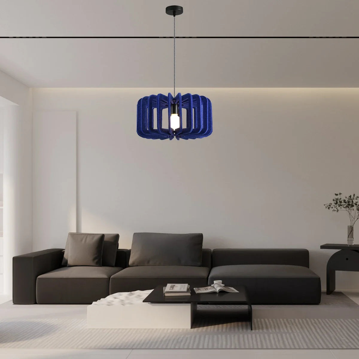 Column Shaped Birdcage Acoustic Pendant Light