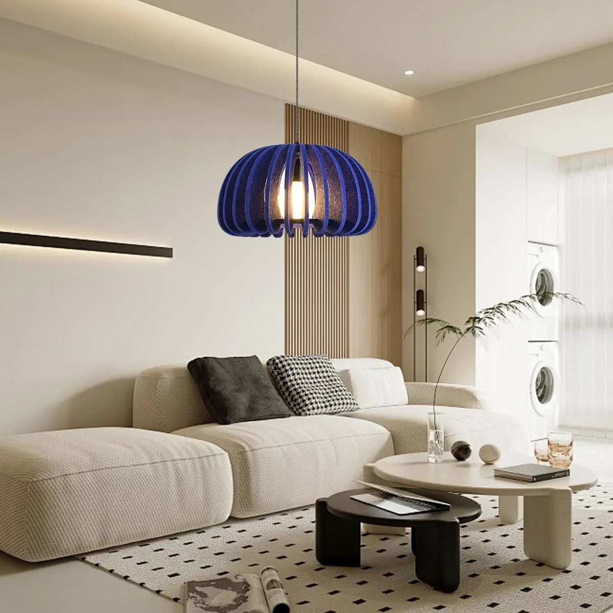 Half Circle Ball Birdcage Acoustic Pendant Light