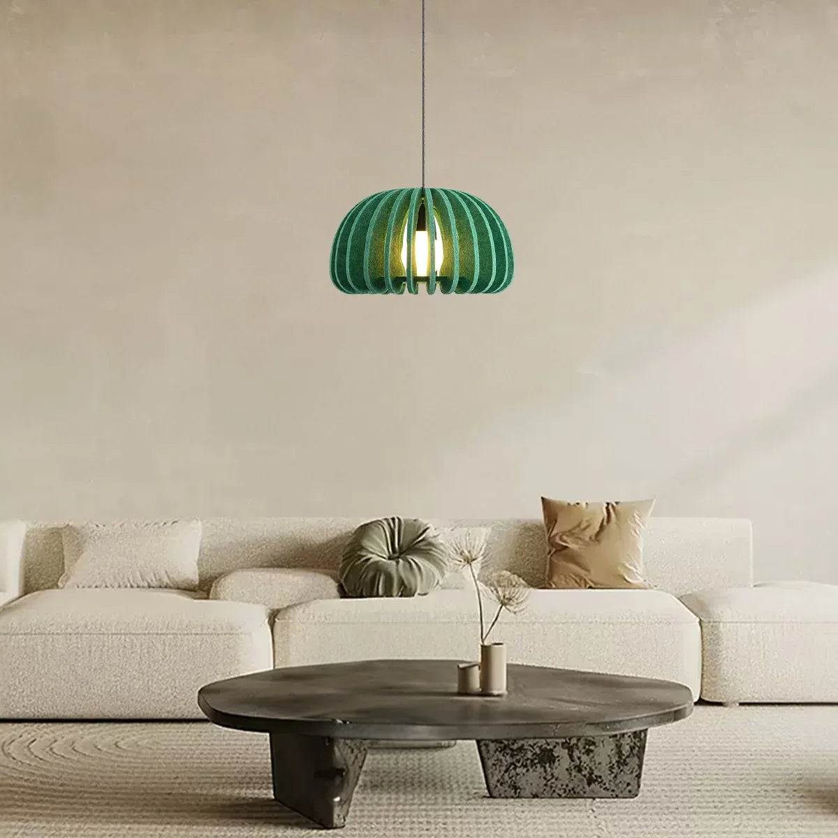 Half Circle Ball Birdcage Acoustic Pendant Light