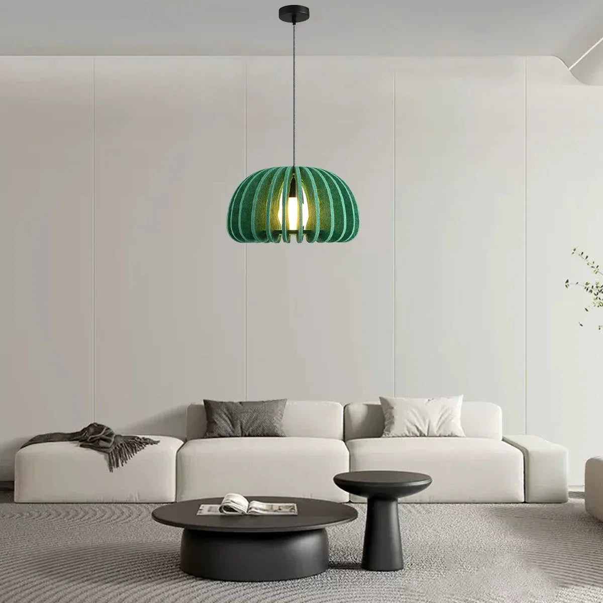 Half Circle Ball Birdcage Acoustic Pendant Light