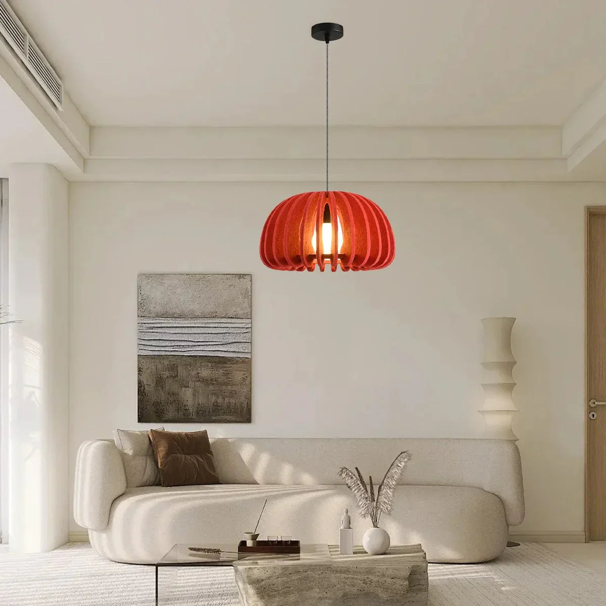 Half Circle Ball Birdcage Acoustic Pendant Light