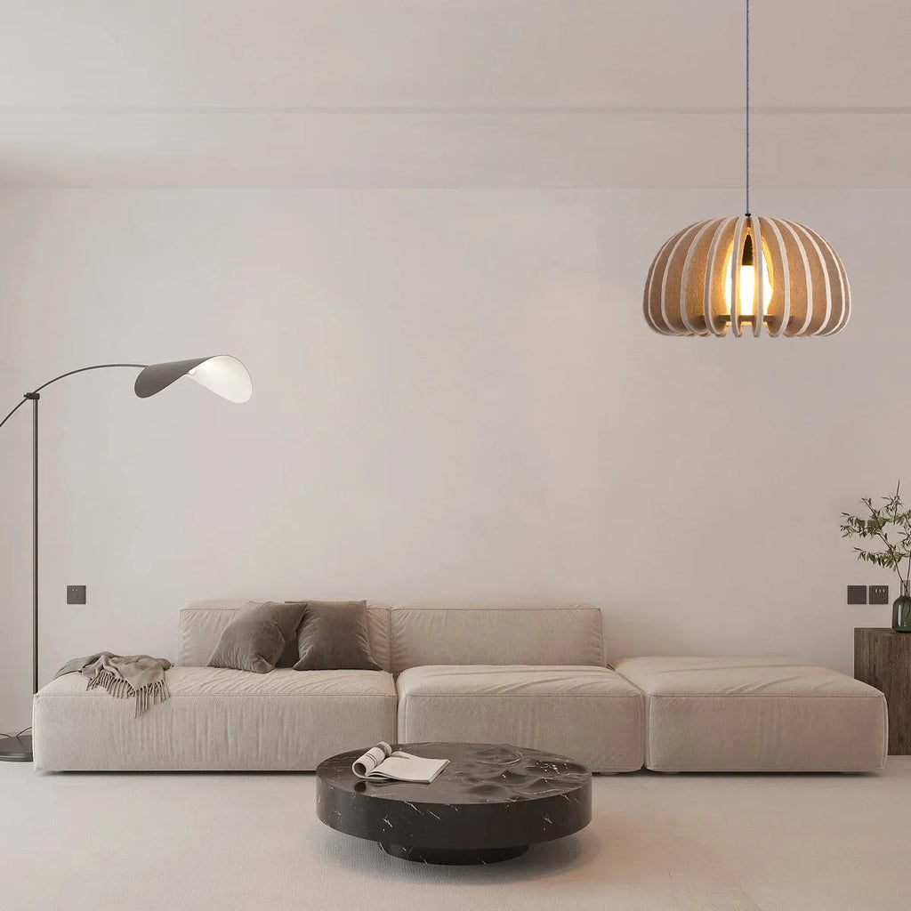 Half Circle Ball Birdcage Acoustic Pendant Light
