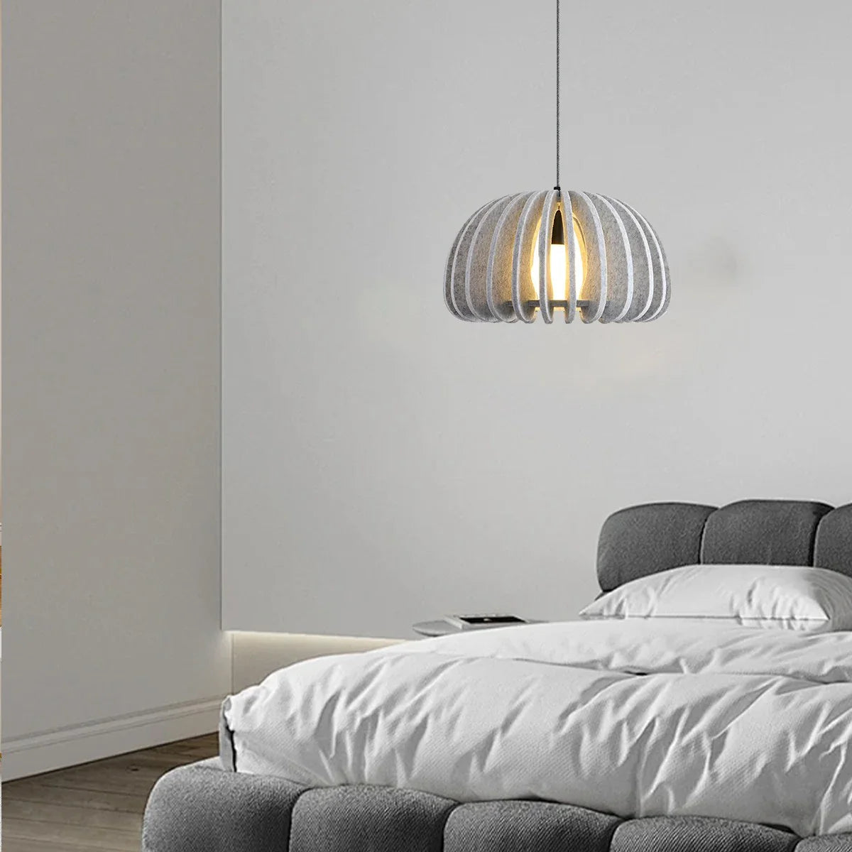 Half Circle Ball Birdcage Acoustic Pendant Light