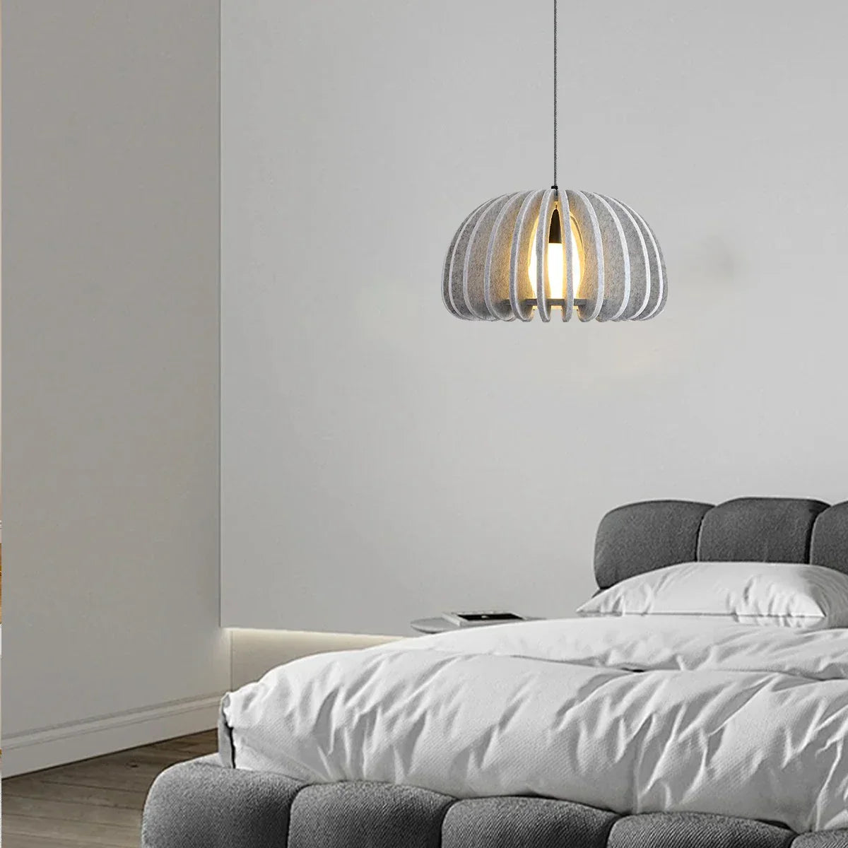 Half Circle Ball Birdcage Acoustic Pendant Light