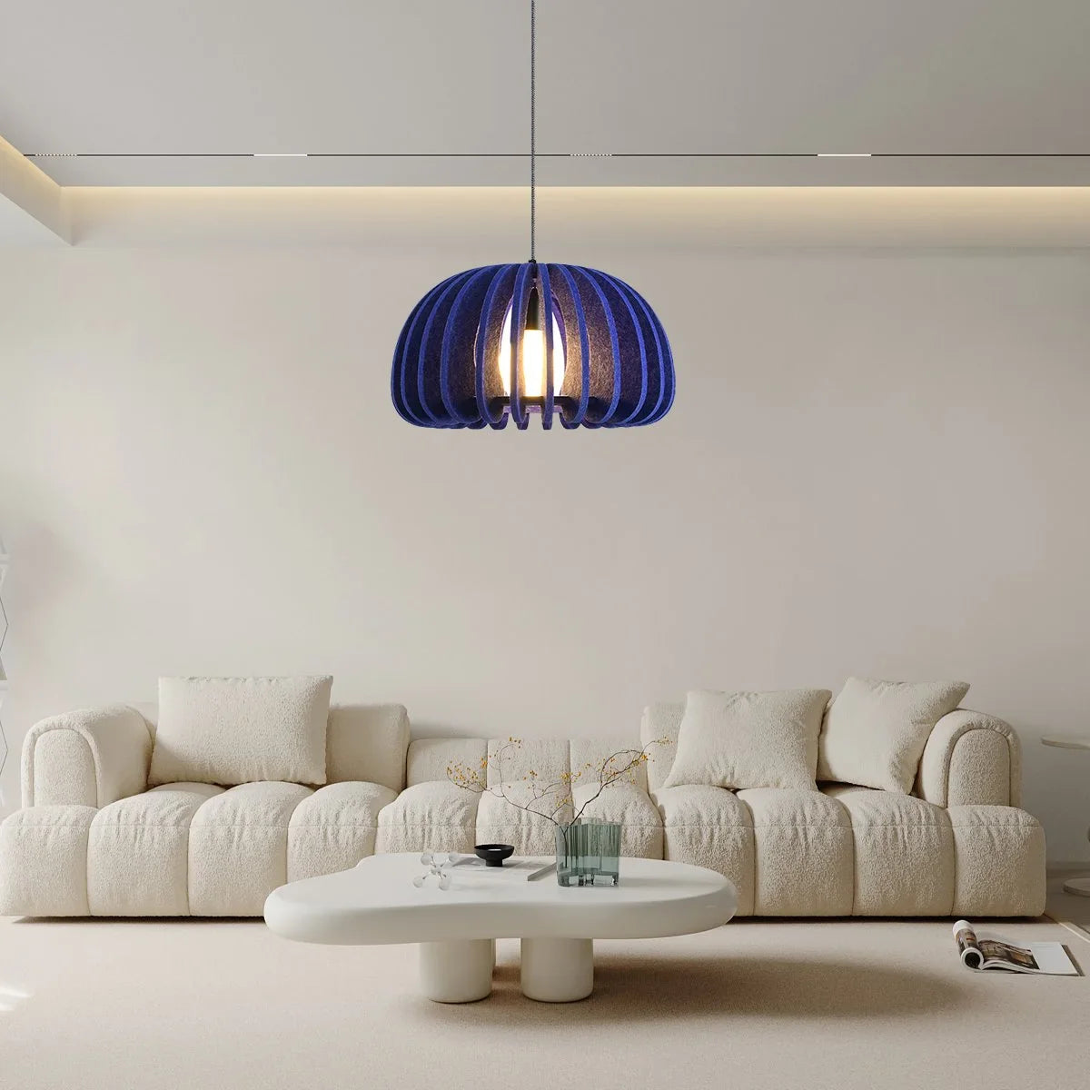 Half Circle Ball Birdcage Acoustic Pendant Light