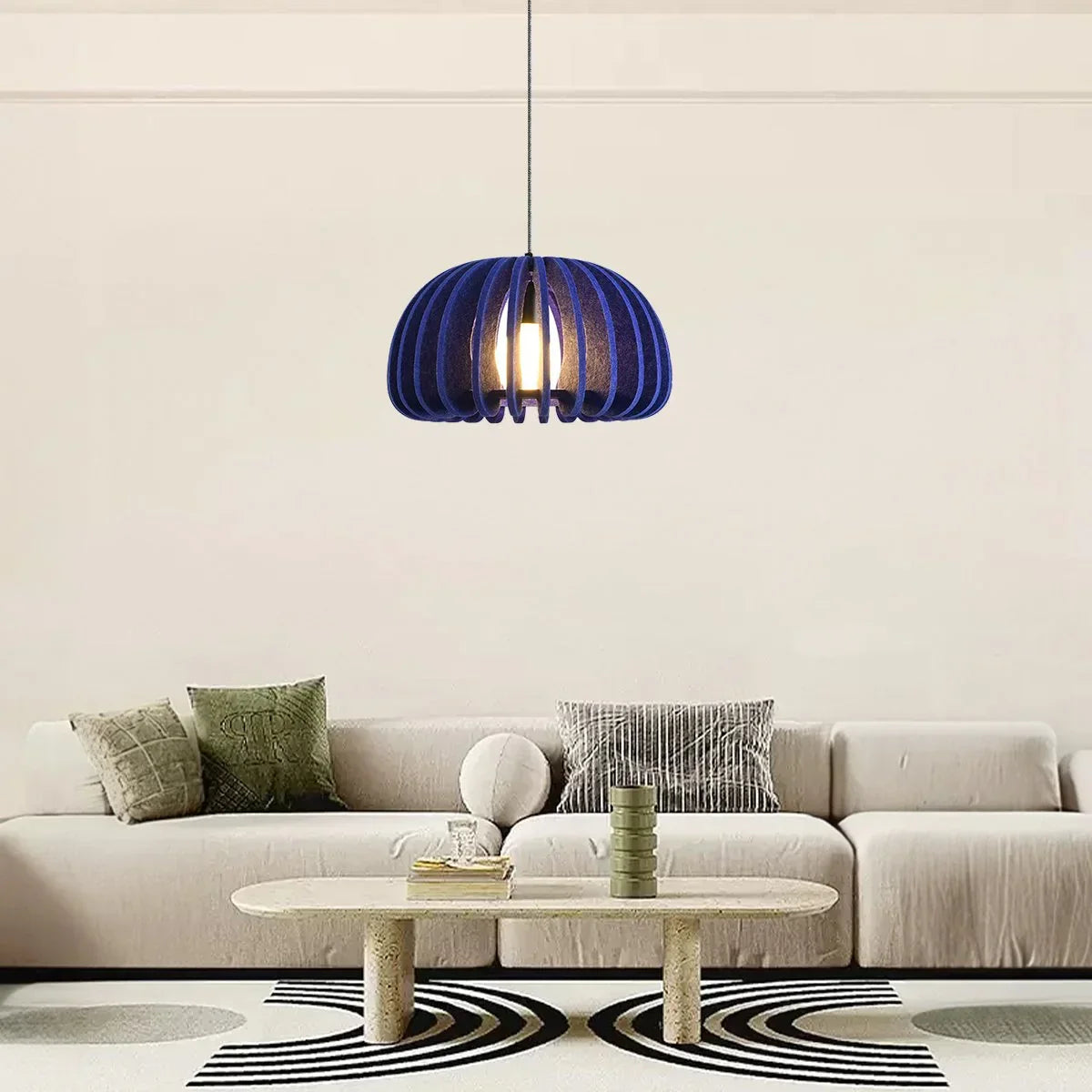 Half Circle Ball Birdcage Acoustic Pendant Light