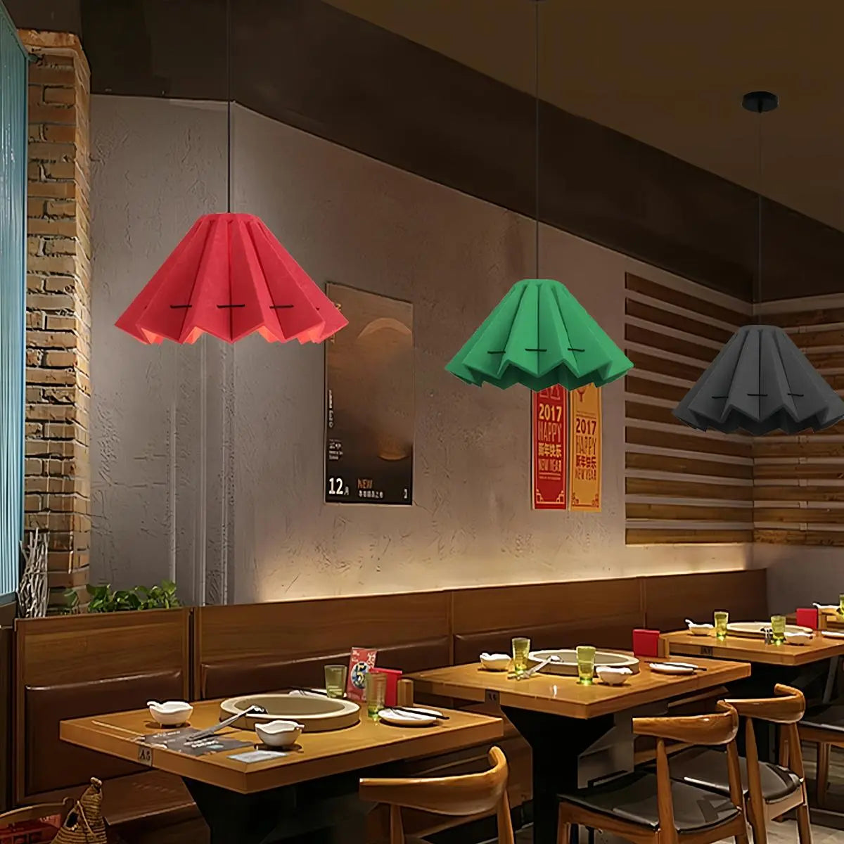 Morning Glory Acoustic Pendant Light