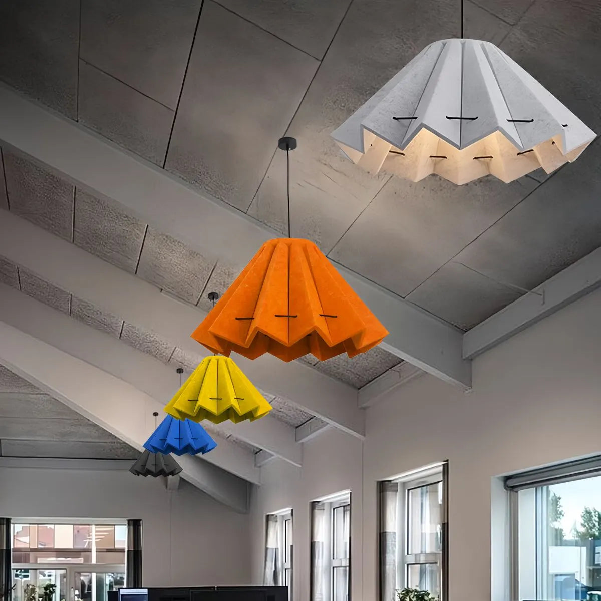 Morning Glory Acoustic Pendant Light