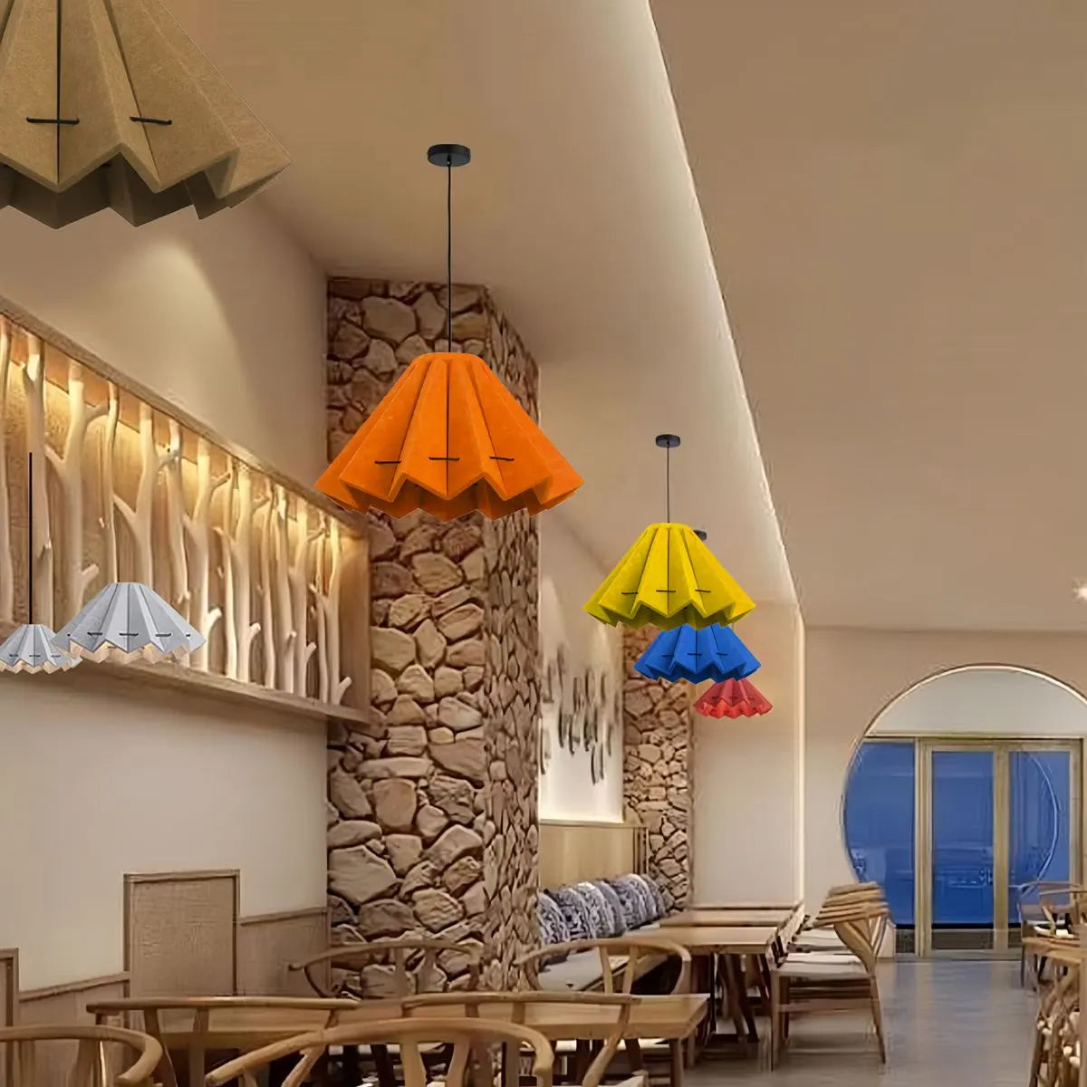 Morning Glory Acoustic Pendant Light