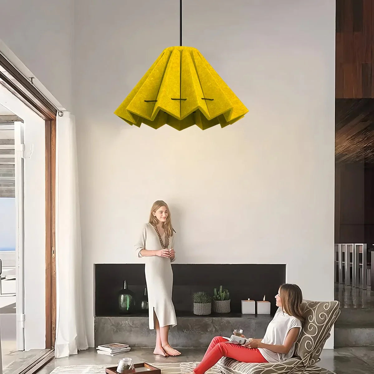 Morning Glory Acoustic Pendant Light