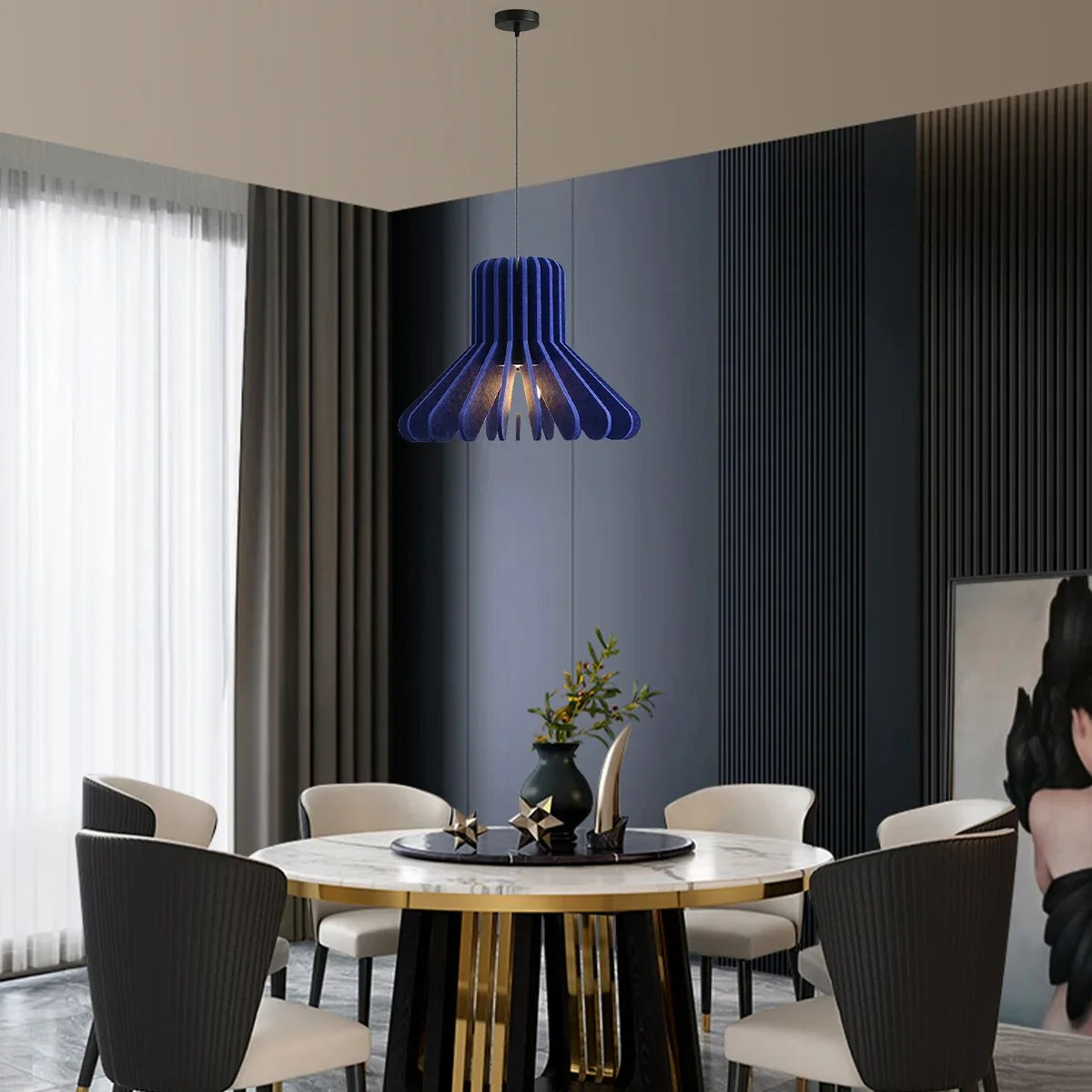 Nordic Octopus Felt Acoustic Pendant Light