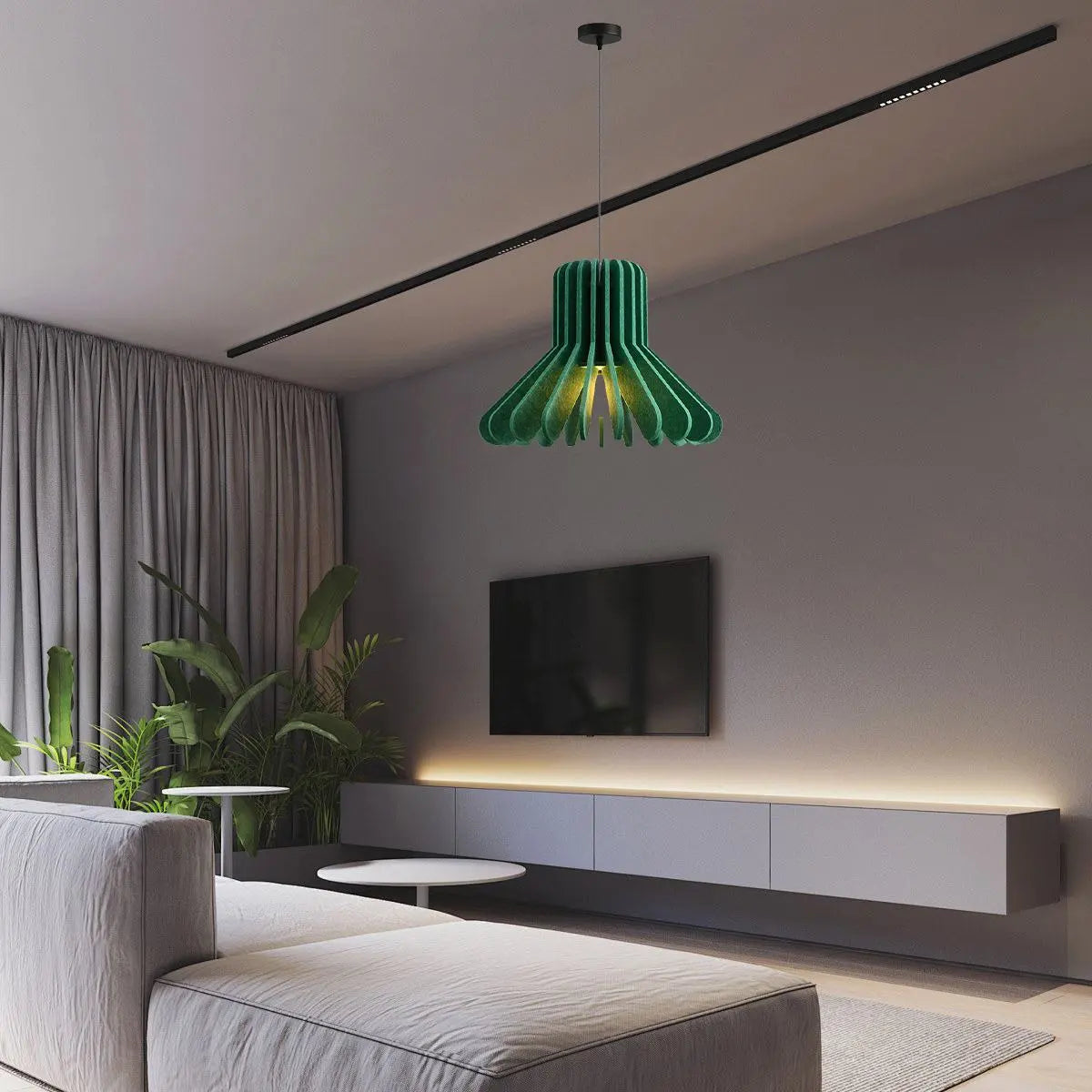 Nordic Octopus Felt Acoustic Pendant Light