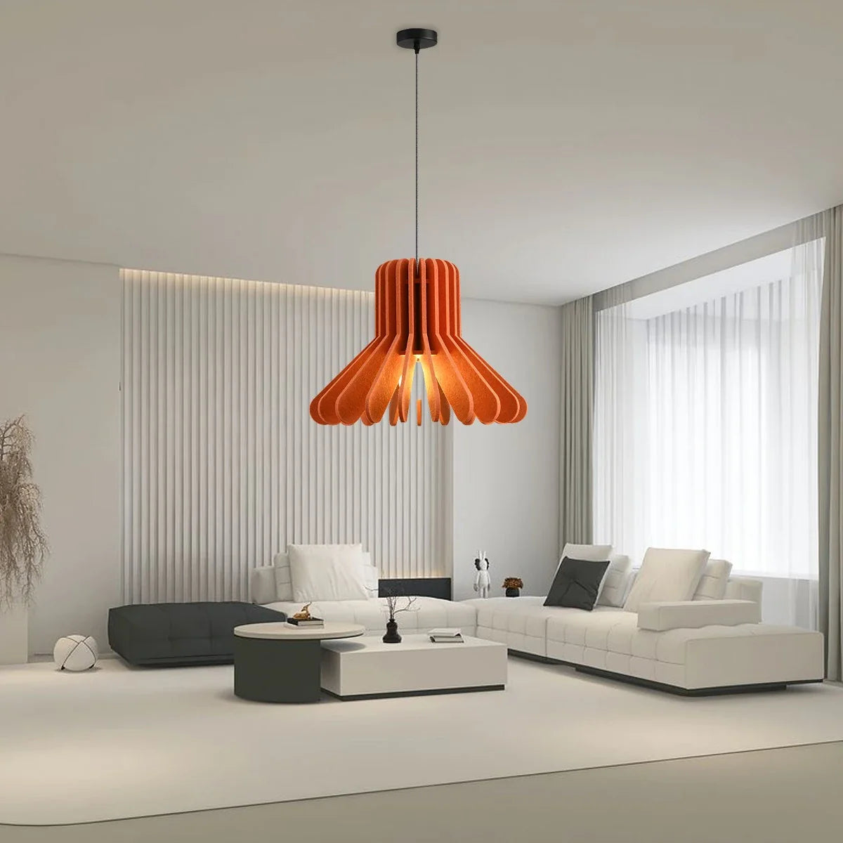 Nordic Octopus Felt Acoustic Pendant Light