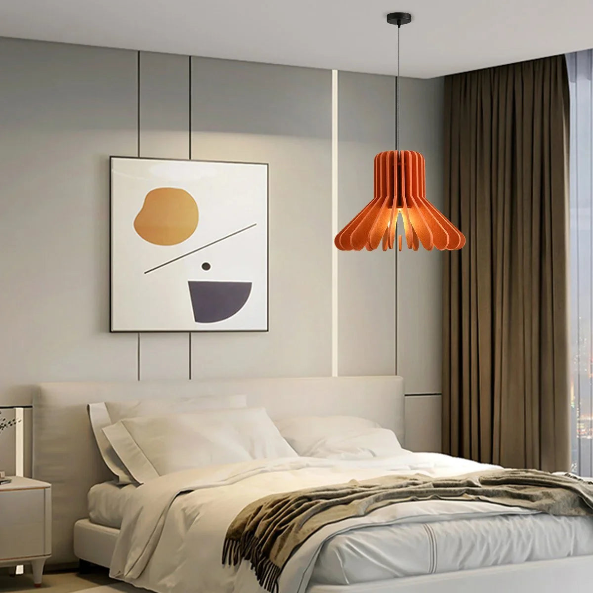 Nordic Octopus Felt Acoustic Pendant Light
