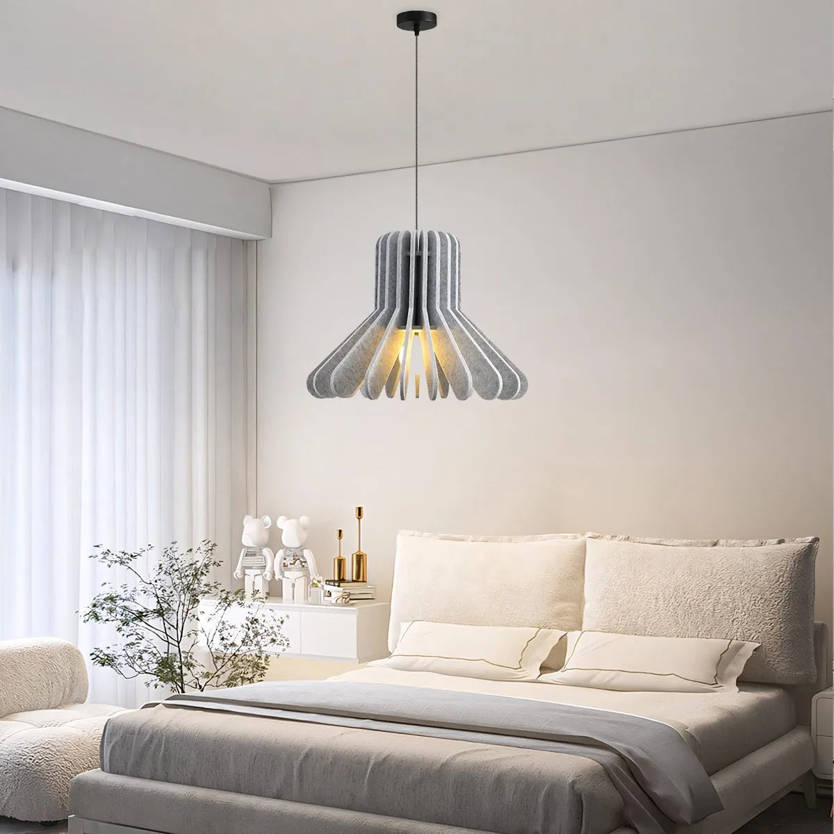 Nordic Octopus Felt Acoustic Pendant Light
