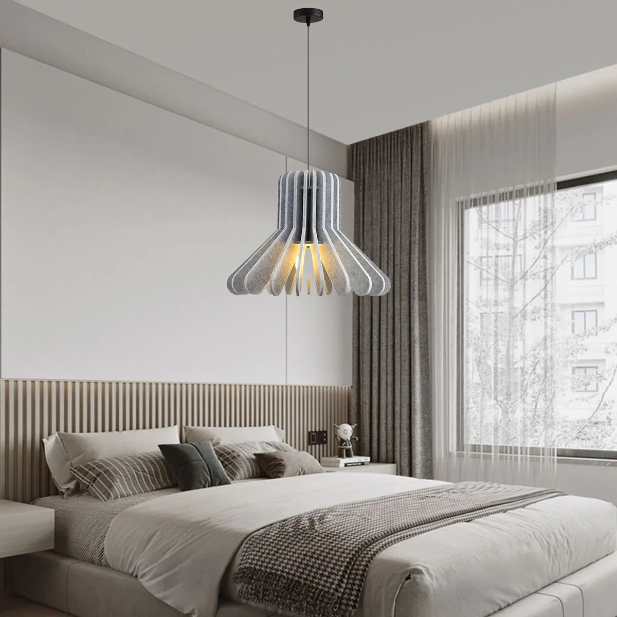 Nordic Octopus Felt Acoustic Pendant Light