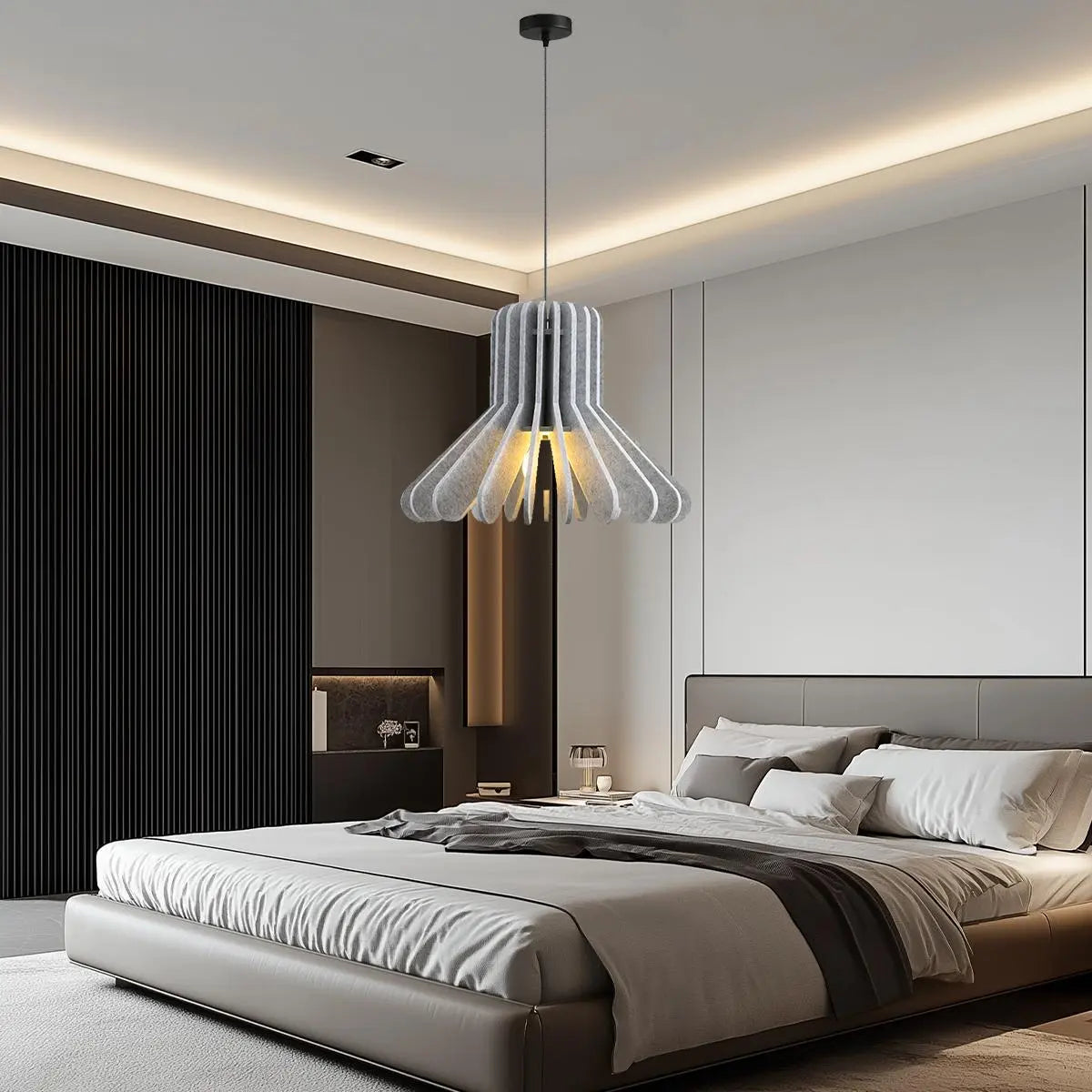 Nordic Octopus Felt Acoustic Pendant Light