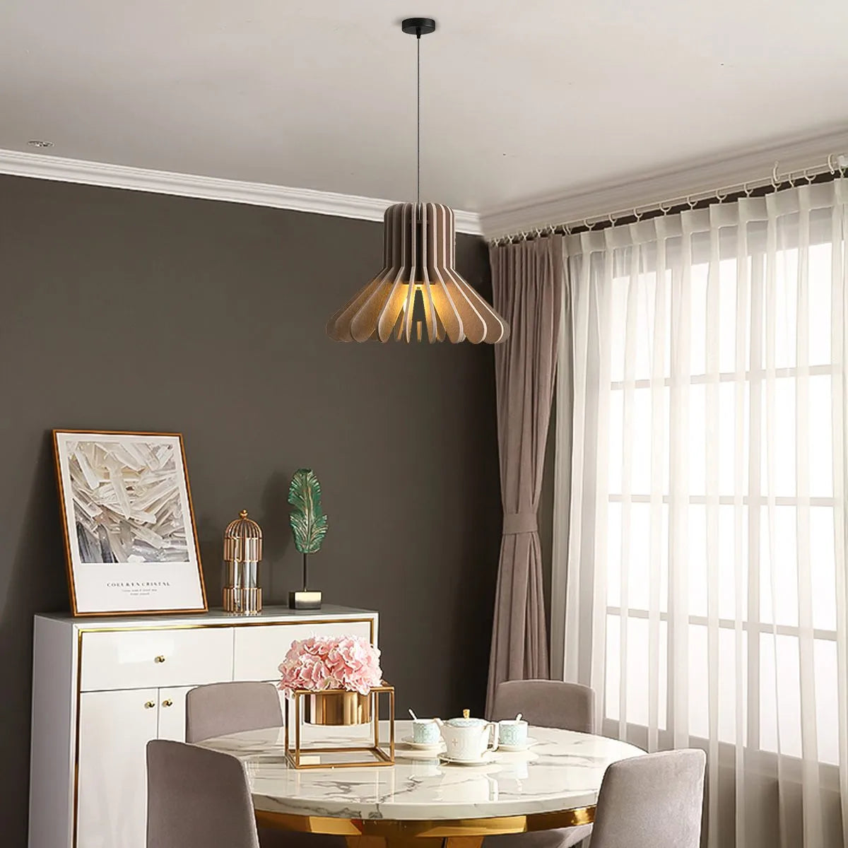 Nordic Octopus Felt Acoustic Pendant Light