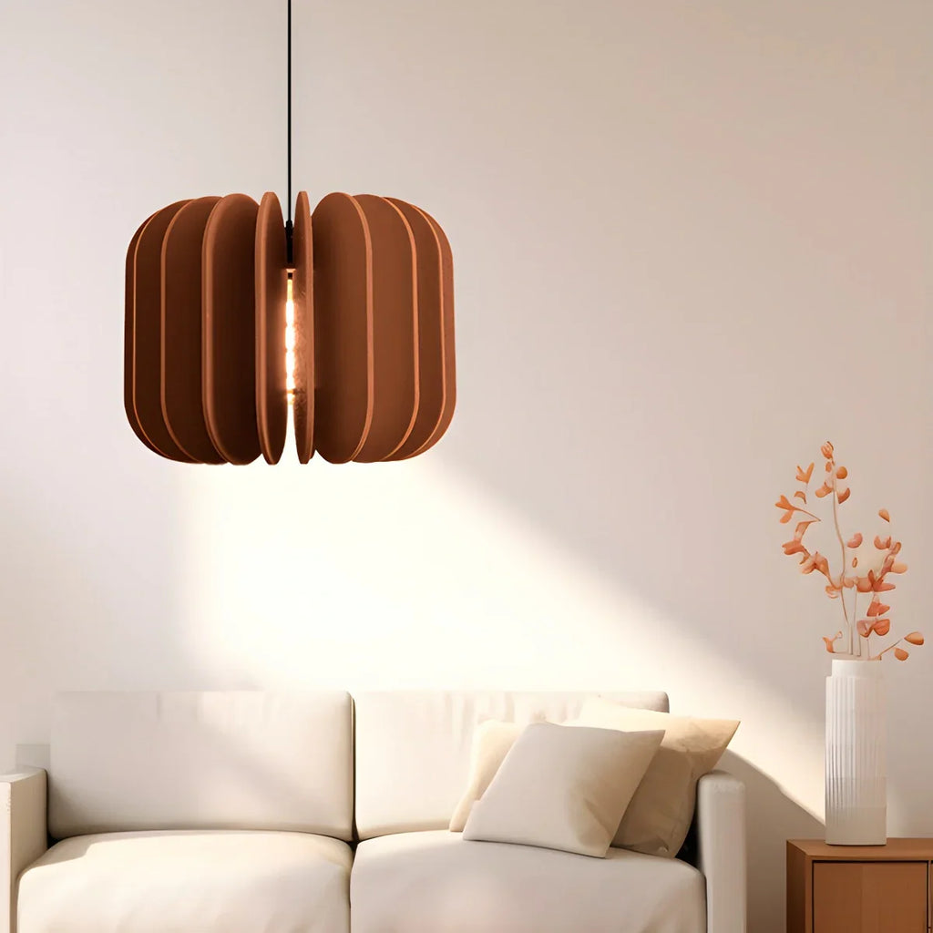 Pumpkin Slice Acoustic Pendant Light