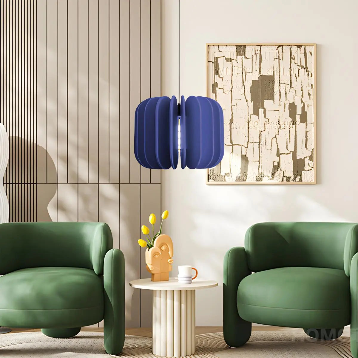 Pumpkin Slice Acoustic Pendant Light