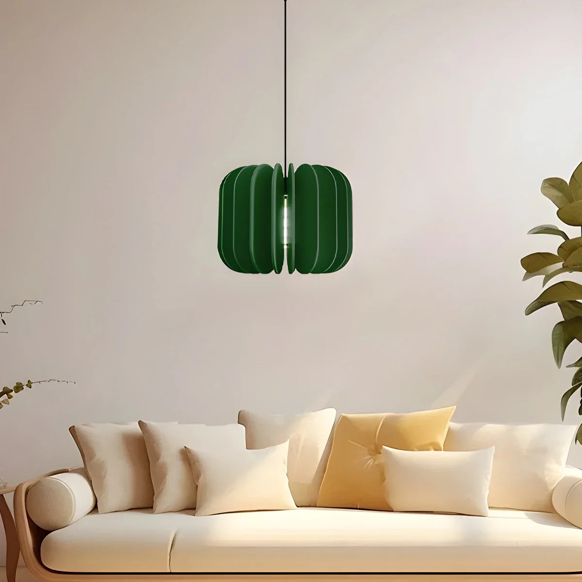 Pumpkin Slice Acoustic Pendant Light