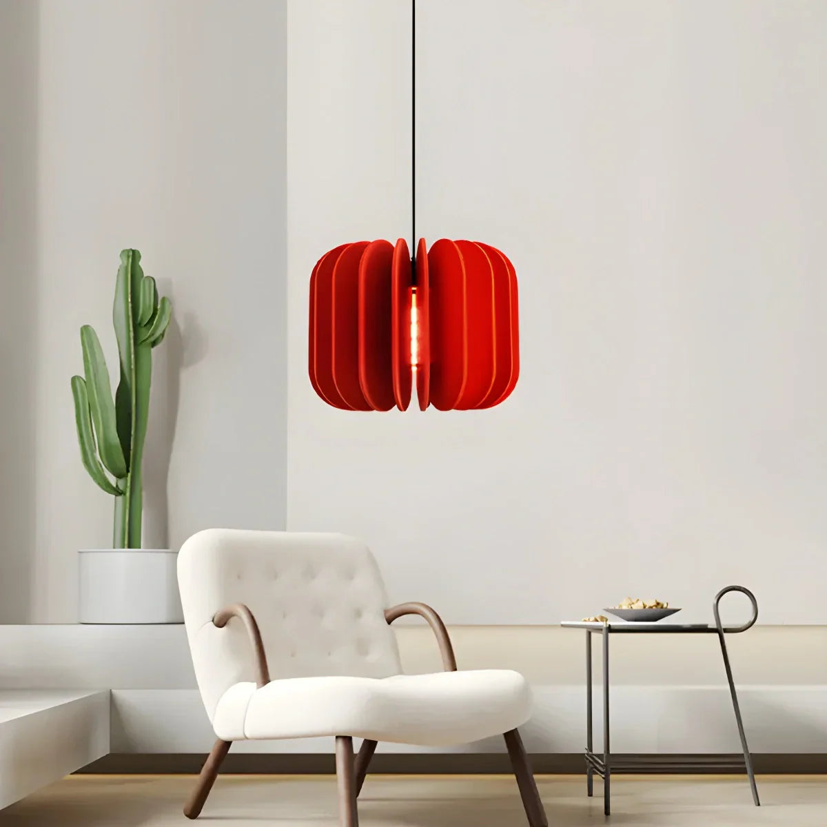 Pumpkin Slice Acoustic Pendant Light