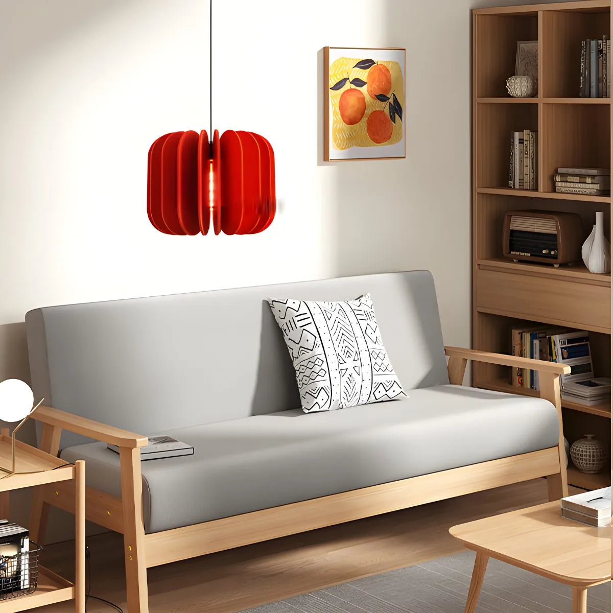 Pumpkin Slice Acoustic Pendant Light