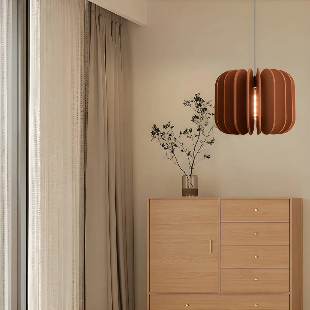 Pumpkin Slice Acoustic Pendant Light
