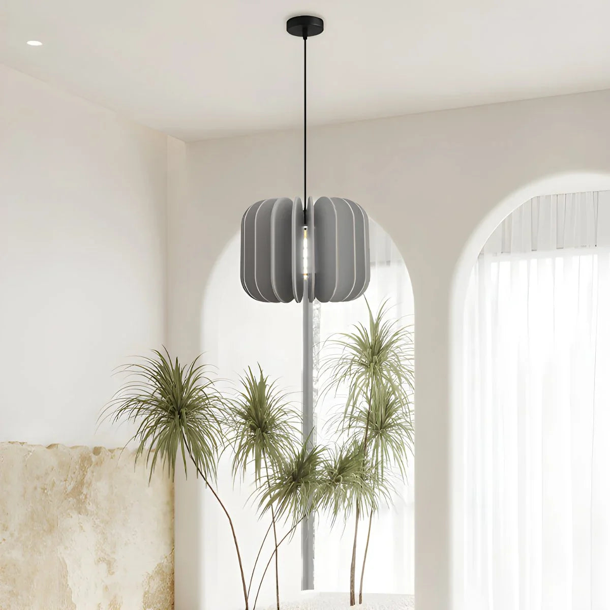 Pumpkin Slice Acoustic Pendant Light