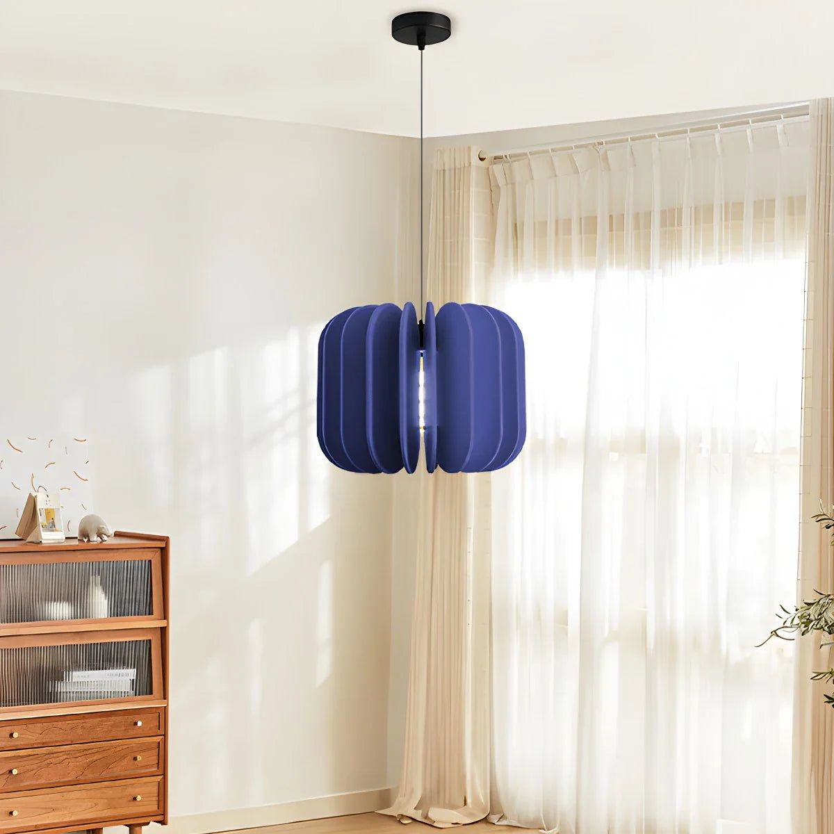 Pumpkin Slice Acoustic Pendant Light
