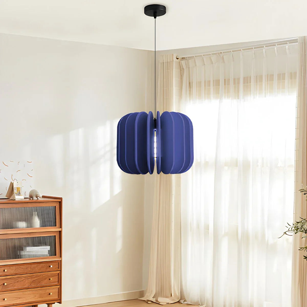 Pumpkin Slice Acoustic Pendant Light