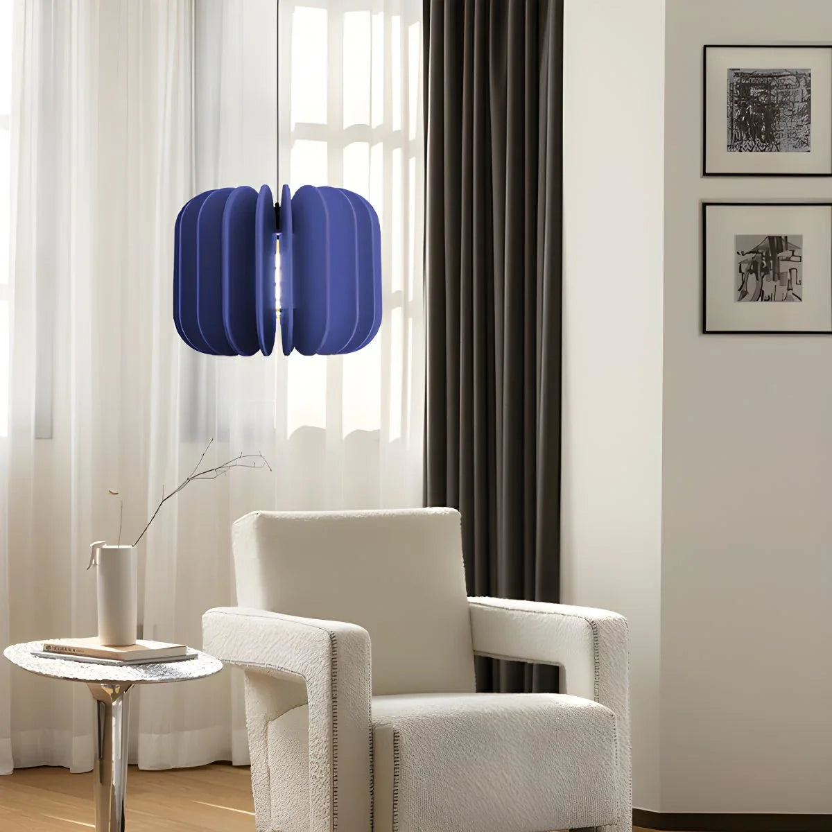 Pumpkin Slice Acoustic Pendant Light