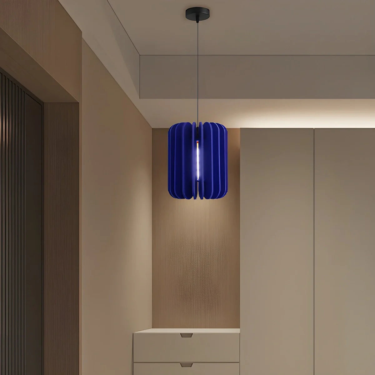 Pumpkin Slice Acoustic Pendant Light