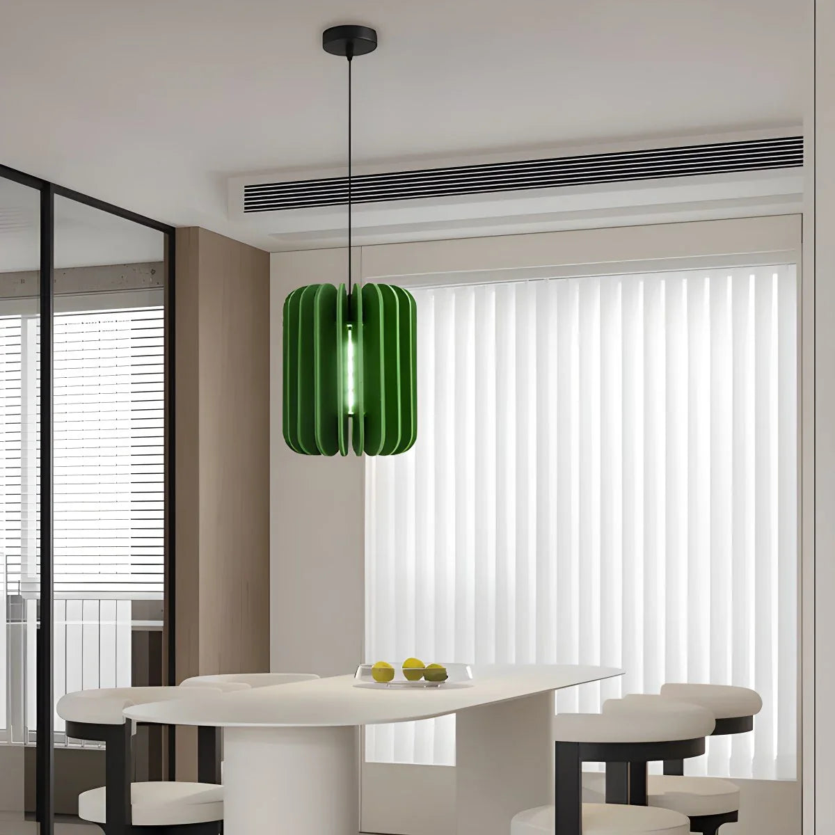 Pumpkin Slice Acoustic Pendant Light