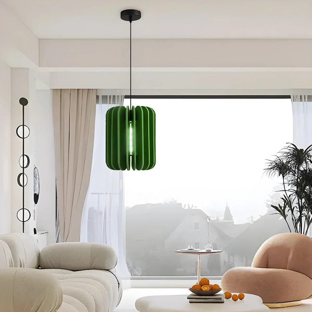 Pumpkin Slice Acoustic Pendant Light