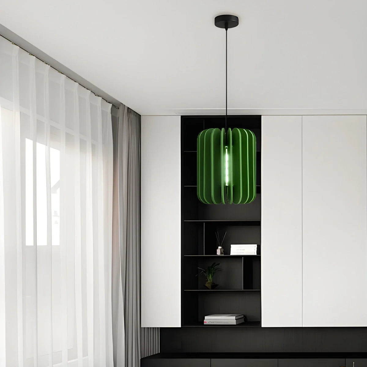 Pumpkin Slice Acoustic Pendant Light