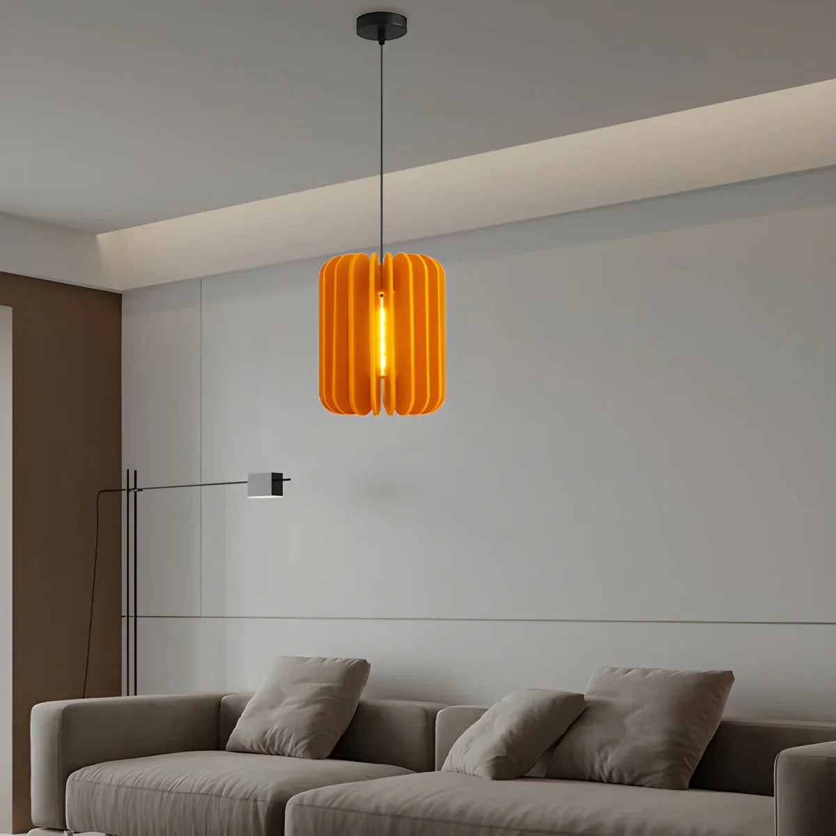 Pumpkin Slice Acoustic Pendant Light