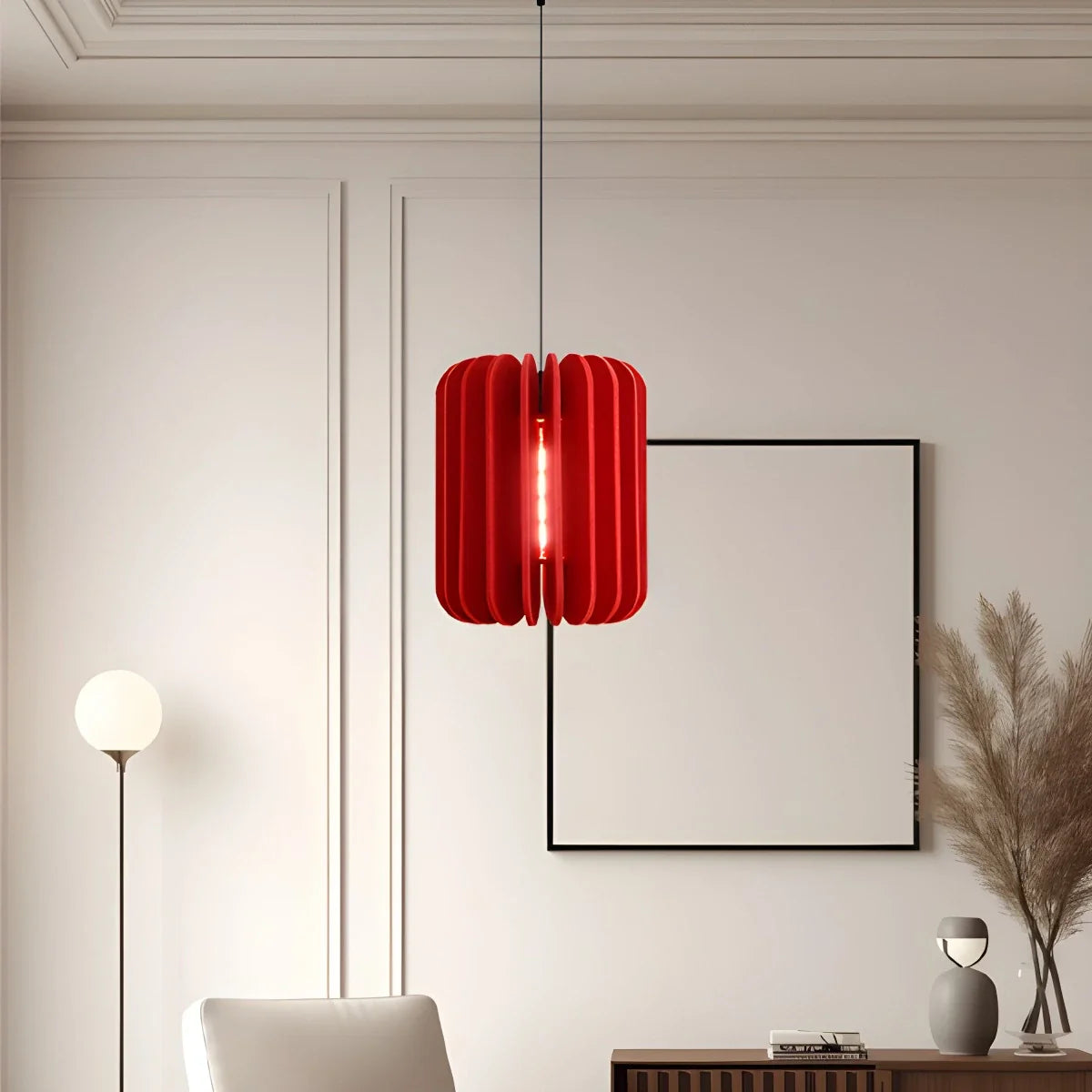 Pumpkin Slice Acoustic Pendant Light